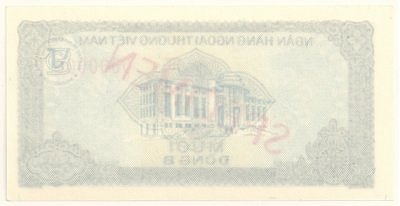 Vietnam foreign exchange certificate 10 dong 1987 specimen, back