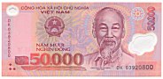 Vietnam 50000 Dong 2003 banknote