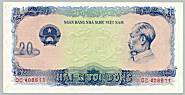 Vietnam 20 Dong 1976 banknote