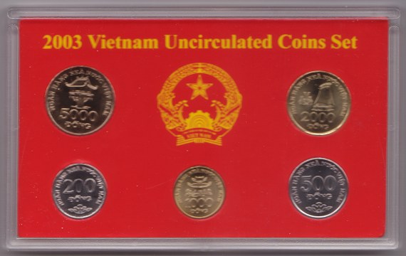 Vietnam 2003 coin set, face