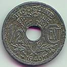 French Indochina 1/2 Cent 1940 coin