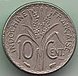 French Indochina 10 Cents 1940 coin