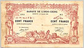 Djibouti 100 Francs 1920 banknote