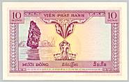 French Indochina Vietnam 10 Piastres 1953 banknote