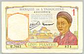 French Indochina 1 Piastre 1946