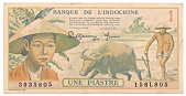 French Indochina 1 Piastre 1949 banknote