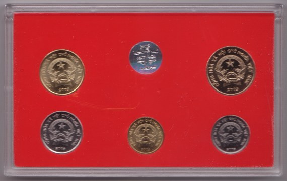 Vietnam 2003 coin set, back