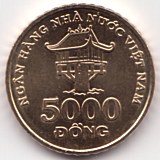 Vietnam 5000 Dong 2003 coin