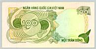 South Vietnam 100 Dong 1970 banknote