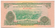 Viet Cong 10 Dong 1968 banknote