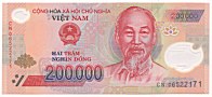 Vietnam 200000 Dong 2006 banknote