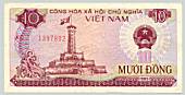 Vietnam 10 Dong 1985 banknote