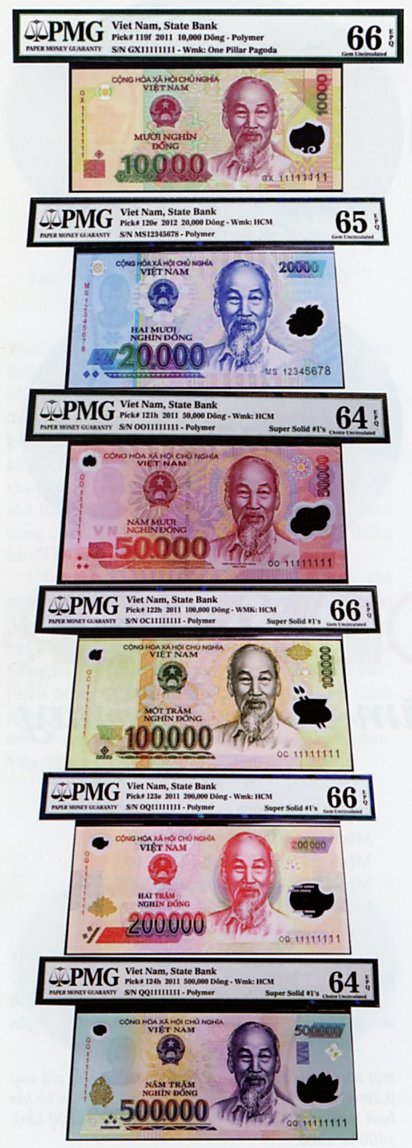 Vietnam polymer banknotes