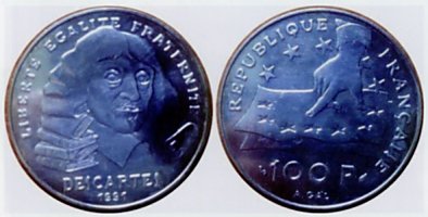 France, 100 Francs 1991 coin