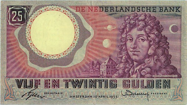 Netherlands P-87 25 gulden 1955