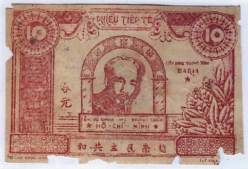 Supply note (Phiếu Tiếp tế) 10 đồng, Bà Rịa