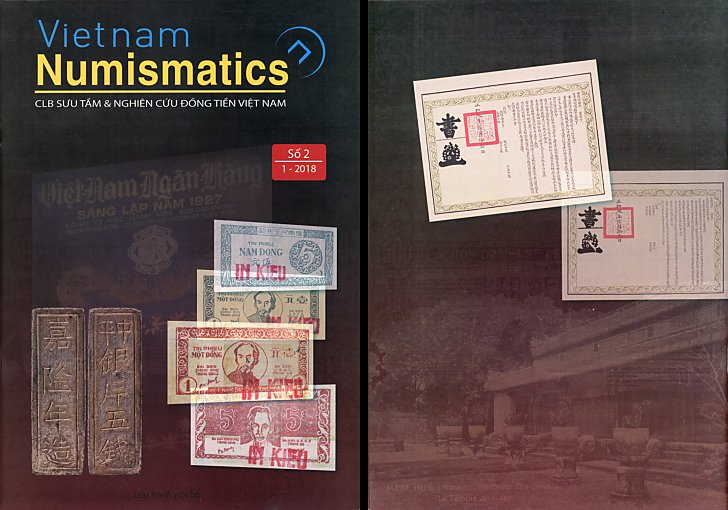 Vietnamese Numismatics Magazine #2, January 2018, front and back covers