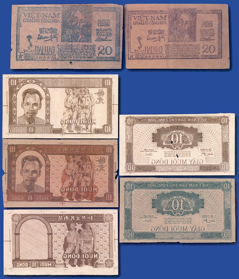 North Vietnam Proof banknotes
