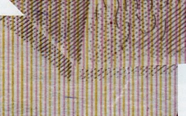 Magnified image fragments
