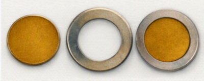 bimetallic coin parts fitted together