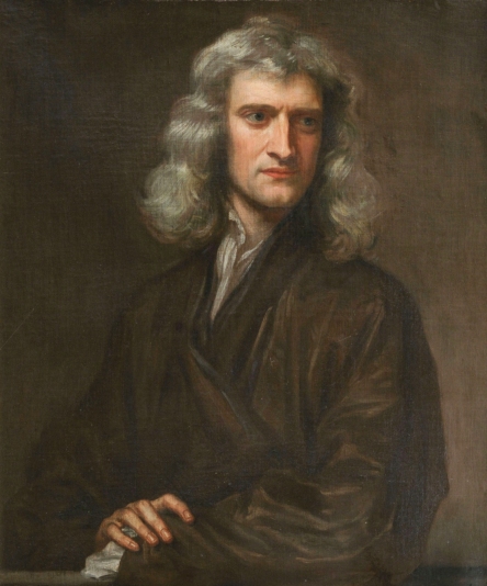 Sir Isaac Newton (by Godfrey Kneller, 1689)