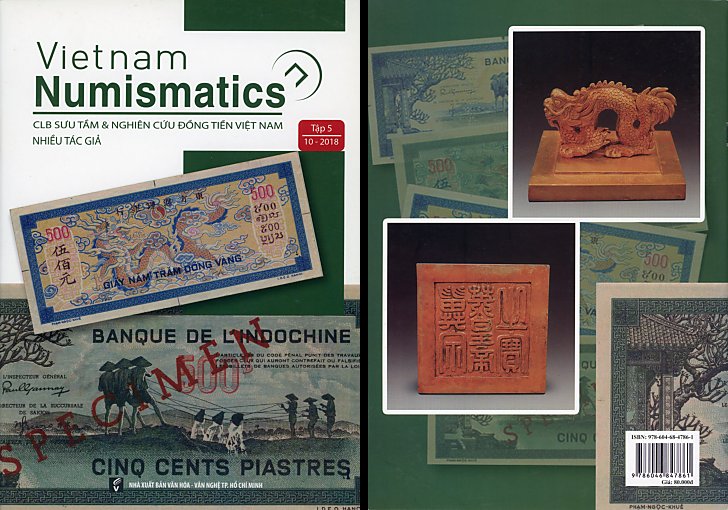 Vietnamese Numismatics Magazine #5, October 2018, front and back covers