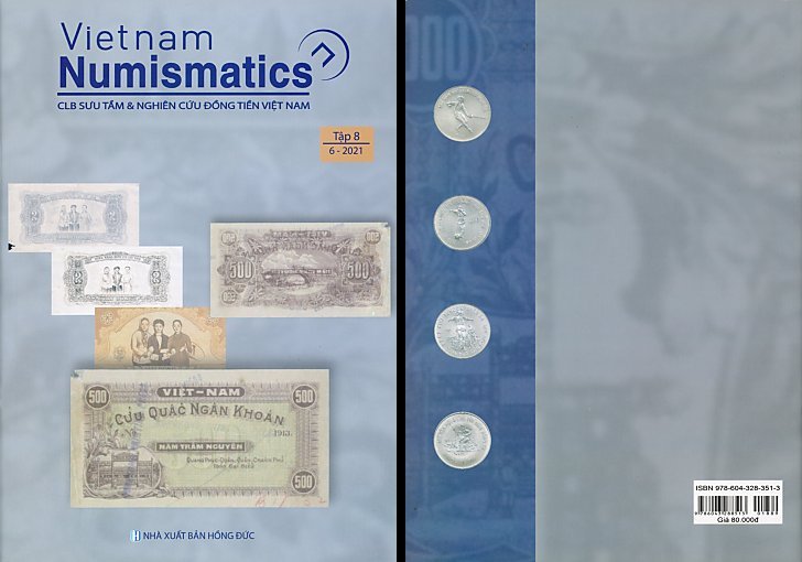 Vietnamese Numismatics Magazine #8, June 2021, front and back covers
